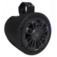 MB Quart(R) Mobile - 6" Nautic Series 2-Way Wake Tower Speaker with Enclosure, Black