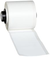 Brady PTL-38-489 TLS 2200 and TLS PC Link 4" Width x 1.9" Height, B-489 Ultra Aggressive Polyester, Matte Finish White BradyBondz Label (100 per Roll)