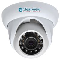 Outdoor IR Dome Camera in White