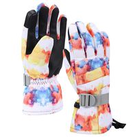 Aisprts Ski Gloves, Warmest Waterproof and Breathable Snow Gloves for Mens,Womens,Ladies and Kids Skiing,for Parent Child Outdoor (Light White, M(Fit Kids 8-10 Years Old))