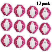 JUSTDOLIFE 12PCS Dryer Ball Hair Removal Reusable Magic Laundry Ball Washing Ball