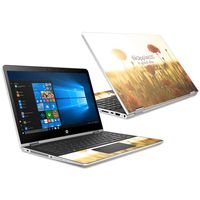 MightySkins Skin Compatible with HP Pavilion x360 15.6" (2018) - Be Happy | Protective, Durable, and Unique Vinyl Decal wrap Cover | Easy to Apply, Remove, and Change Styles | Made in The USA