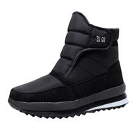Men's Snow Boots Outdoor Waterproof Anti-Slip Sports Shoes Winter Fur Lined Warm Comfy Shoes Casual Ankle Bootie