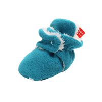 Axinke Infants Winter Warm Soft Comfy Cotton Crib Shoes Ankle Boots (0-6 Months, Dark Blue 1)