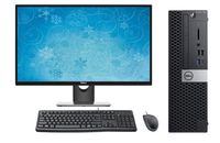 Dell Optiplex 7060 SFF Performance Desktop PC Bundle, 27" Display, Keyboard, Mouse, Intel i7-8700 3.2GHz, 64GB RAM, 2TB M.2 SSD, Windows 10 Pro OS