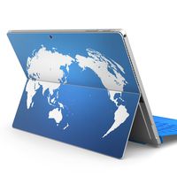 igsticker Ultra Thin Premium Protective Back Stickers Skins Universal Tablet Decal Cover for Microsoft Surface Pro 4/ Pro 2017/ Pro 6(2018) 002833 map　World