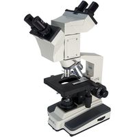 Omano Dual Head - Binocular Teaching Microscope - OMTM368 40x-1,000x - Double Layered Mechanical Stage - Eyepiece Pointer