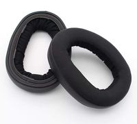 Justfitgear Replacement Protein Leather Ear Pads Cover for Sennheiser GSP 600 500 Bluetooth Headphones (Black)