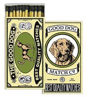 HomArt Good Dog Large Decorative Matches Set Of 3 matchboxes