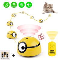 Potaroma Interactive Cat Toy, Runaway Moving Wicked Ball for Small Dogs, Automatic Funny Pet Toy for Kitten, Robotic Motion Sensor Kitty Toy for Cat Exercise, Includes Remote Control and Batteries