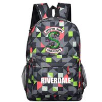 Man Woman Riverdale Laptop Backpack Waterproof Riverdale Canvas School Travel Outdoor Office