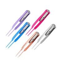 Zerama Kids Earpick LED Light Earwax Remover Stainless Steel Soft Safe Ear Spoon Nose Care Tools