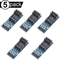 DAOKI 5Pcs Storage Module AT24C256 I2C EEPROM Interface Memory Module Data Storage 8P Chip Power Supply Indicator Pull Up Resistor Direct Jumper Setting Intelligent car Accessories for arduino 3.3-5V