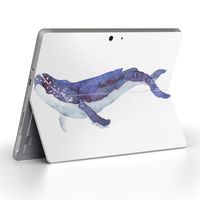 igsticker Ultra Thin Premium Protective Back Stickers Skins Universal Tablet Decal Cover for Microsoft Surface Go (2018) 011406 sea　Creature　Inhale