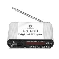 Zerone Bluetooth HiFi Amplifier Digital Power Stereo Audio Amplifier FM Radio USB/TF Card/3.5mm AUX Port Support