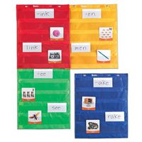 Learning Resources Magnetic Pocket Chart Squares, Classroom/Teacher Organizer, All Grades, Set of 4