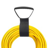 LuBanSir Portable Extension Cord Holder and Organizers - 2" x 17" (2 Pack) High-Density Weave Storage Straps with Carrying Handle for Garden Hose Storage and Garage Tool Organization