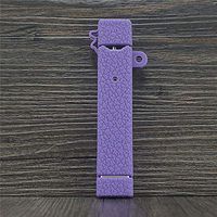 SC-Mart Texture Silicone Case v2 for JUUL, Compatible with Juul V2 Pen (Purple)