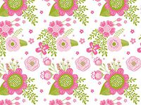 Chalkboard Flowers Tissue Paper (240 Pack )