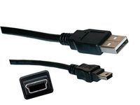 ANRANK UC2092AK USB Sync Data Charger Cable Cord for Tomtom XL XXL N14644 GO 920 930 720 GPS, Black