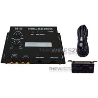 DB-22 Bass Driver Digital Processor Amp with Car Dash Remote Control Knob