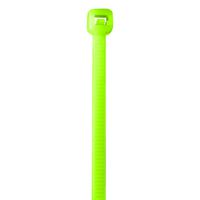 Partners Brand PCT185G Cable Ties, 50#, 18", Fluorescent Green (Pack of 500)