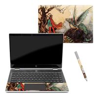 MightySkins Skin Compatible with HP Pavilion x360 14" (2018) - Tale of A Dragon | Protective, Durable, and Unique Vinyl Decal wrap Cover | Easy to Apply, Remove, and Change Styles | Made in The USA