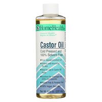 2 Pack of Home Health Castor Oil Cold Pressed & Cold Processed 8 fl. oz-Soften & Nourishes
