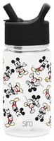 Simple Modern Disney 16oz Summit Kids Tritan Water Bottle with Straw Lid for Toddler - Dishwasher Safe Travel Tumbler - Disney: Mickey Retro