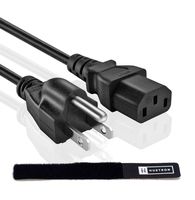 Huetron AC Power Cord Cable 6FT for AOC Computer Monitor (Specific Models Only)