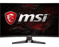 MSI Full HD Gaming Red LED Non-Glare Super Narrow Bezel 1ms 2560 x 1440 144Hz Refresh Rate 2K Resolution FreeSync 27" Curved Gaming Monitor (Optix MAG27CQ)