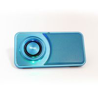 Portable Bluetooth Speaker,SHABA Ultra Slim Wireless Mini Smart Outdoor Speaker with HD Sound and Bass,for Party,Home,Camping,and Travel(Blue)