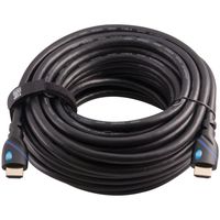 Top Dog Cables - TD-07BKBL55- Premium 55 Foot High Speed HDMI Cable with Ethernet - Black/Blue - 3D HD PS3 4 XBOX One 360 DVD TV Blu Ray