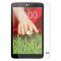 Kepuch 2 Pack Tempered Glass Screen Protector Transparent for LG G Pad 8.3 V500 V510 VK810