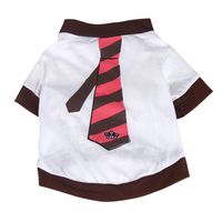 haoricu Puggy Clothes, Summer Boy Small Dog Cat Pet Vest T Shirt Apparel (XS)