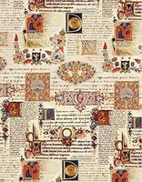 Scriptorium Italian Wrapping Paper, Folded