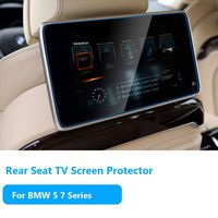 TTCR-II for BMW 5 7 Series Rear Seat Entertainment Screen Protector, Anti-Explosion Touch Screen Display Protector[0.3mm,9H Hardness],Second Row TV LCD Tempered Glass Protector [9" Rectangle]