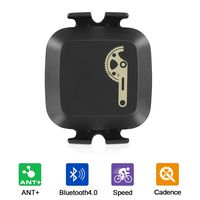 CooSpo Cycling Cadence Sensor Bike Speed Sensor RPM Sensor with Bluetooth 4.0 and ANT+ for GPS Unit, Sports Watch, Zwift Xoss Openrider