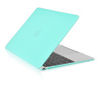 TOP CASE - Classic Series Rubberized Hard Case Compatible MacBook 12-Inch 12" Retina Display Model A1534 (Release 2015) - Hot Blue