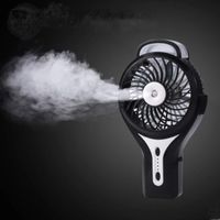 Mini Handheld USB Misting Fan with Personal Cooling Mist Humidifier Rechargeable Portable Mini Misting Cooling Fan for Home Office and Travel