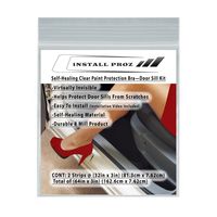 Install Proz Self-Healing Clear Paint Protection Bra-Door Sill Kit (64in x 3in)