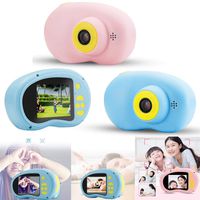 Idomeo Children Mini Cute Animal Color 2Inch Screen 32G HD Digital Camera,Great Gift for 3-12 Years Old Girl Boys (Pink, Blue) Digital Cameras