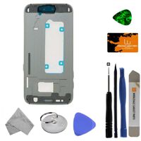 Housing (Mid Frame) for Samsung Galaxy S7 (Silver Titanium) (Aftermarket) with Tool Kit