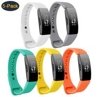 findway Compatible with Fitbit Inspire HR Bands/Fitbit Inspire Band, Adjustable Soft Silicone Inspire Straps for Women Men Sports Replacement Accessories Bands for Inspire/Inspire HR Fitness Tracker