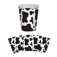 Cow Print Beverage Cups   (8/Pkg)