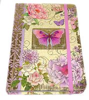 Punch Studio Bungee Journal Lavender Butterfly Diary Notebook