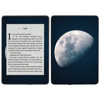 MightySkins Skin Compatible with Amazon Kindle Paperwhite 2018 (Waterproof Model) - Moon | Protective, Durable, and Unique Vinyl Decal wrap Cover | Easy to Apply, Remove| Made in The USA