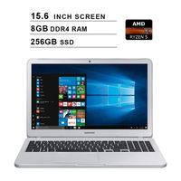 Samsung 2019 Premium Notebook 5 15.6 Inch FHD Laptop (AMD Ryzen 5 2500U up to 3.6GHz, AMD Radeon Vega 8, 8GB RAM, 256GB SSD, Bluetooth, HDMI, Windows 10)