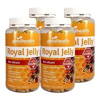 GoodHealth Royal Jelly 10-HDA 365 Capsules Targets low energy Supports skin health & vitality Supports cardiovascular health & immune system function (Pack of 4)