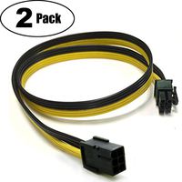 6 Pin PCIe Extension Cable PCIe 6 Pin to PCIe 6 Pin Extension Power Supply Cable 32 inches 16 AWG TeamProfitcom